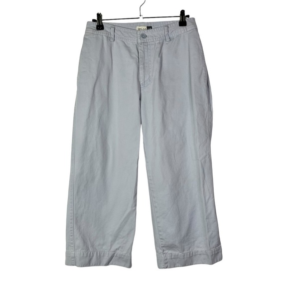 Gap Light Blue Retro Fit Cropped Wide Leg Pants 4 - Picture 1 of 4